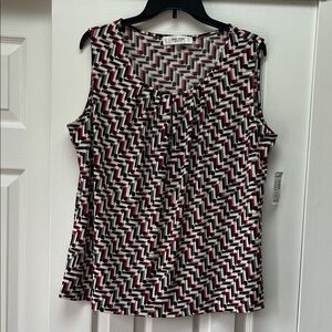 NWT Jones Studio Sleeveless Blouse